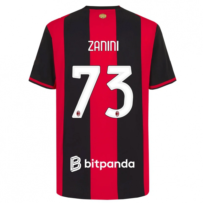 Danxen Herren Paola Zanini #73 Rot Schwarz Weiß Heimtrikot Trikot 2026/27 T-Shirt Österreich