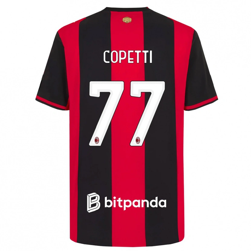 Danxen Herren Matilde Copetti #77 Rot Schwarz Weiß Heimtrikot Trikot 2026/27 T-Shirt Österreich