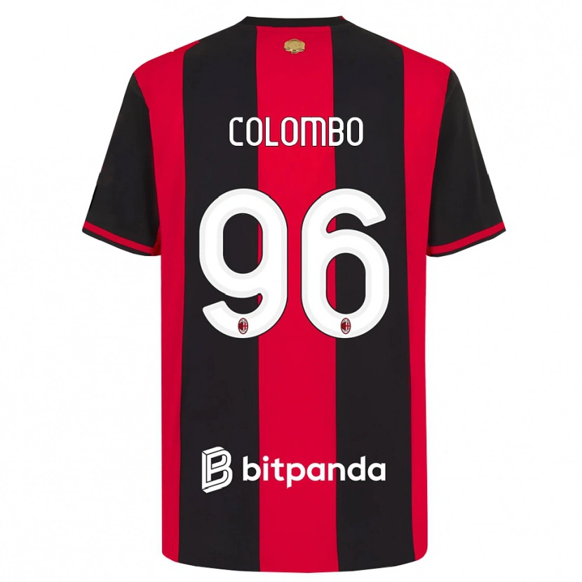 Danxen Herren Leonardo Colombo #96 Rot Schwarz Weiß Heimtrikot Trikot 2026/27 T-Shirt Österreich