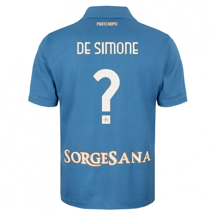 Danxen Herren Paolo De Simone #0 Nebelblau Weiß Heimtrikot Trikot 2026/27 T-Shirt Österreich