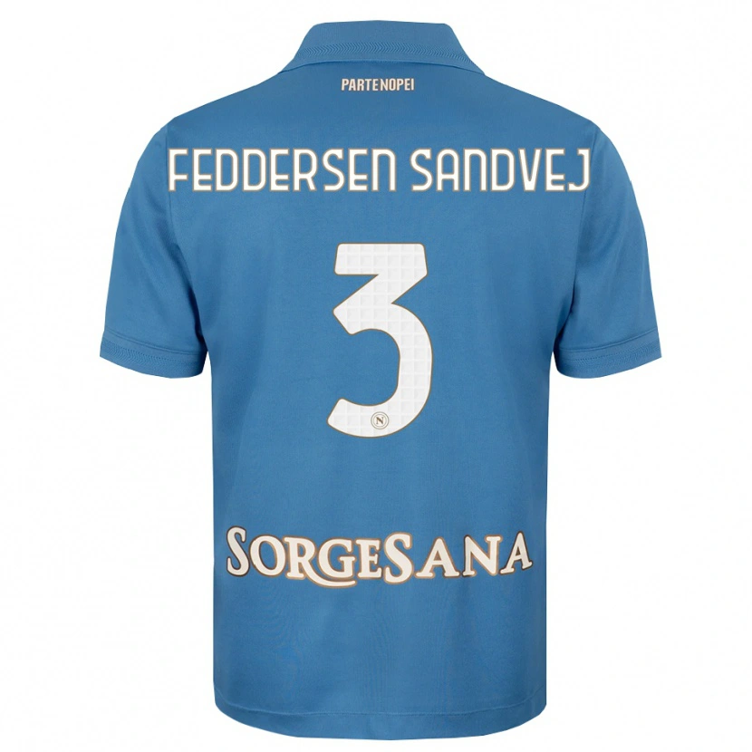 Danxen Herren Cecilie Feddersen Sandvej #3 Nebelblau Weiß Heimtrikot Trikot 2026/27 T-Shirt Österreich