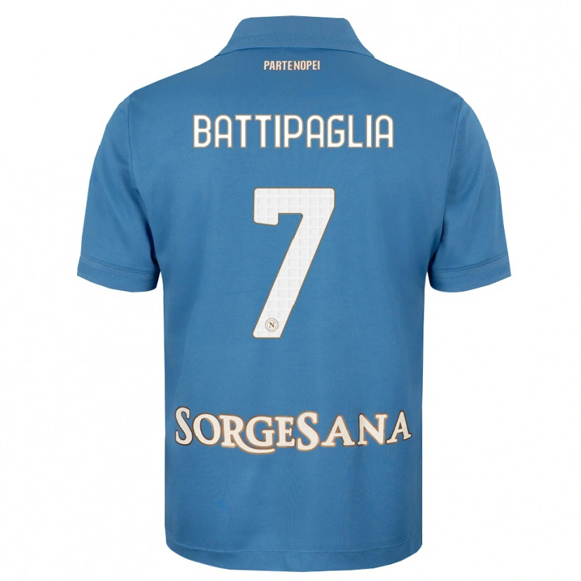 Danxen Herren Antonio Battipaglia #7 Nebelblau Weiß Heimtrikot Trikot 2026/27 T-Shirt Österreich