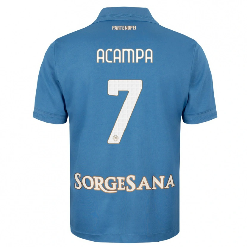 Danxen Herren Davide Acampa #7 Nebelblau Weiß Heimtrikot Trikot 2026/27 T-Shirt Österreich