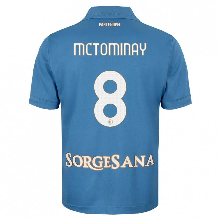 Danxen Herren Scott Mctominay #8 Nebelblau Weiß Heimtrikot Trikot 2026/27 T-Shirt Österreich