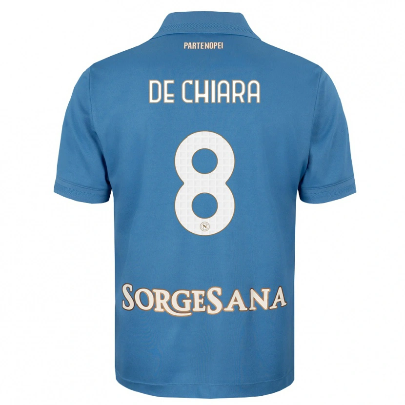 Danxen Herren Emmanuele De Chiara #8 Nebelblau Weiß Heimtrikot Trikot 2026/27 T-Shirt Österreich