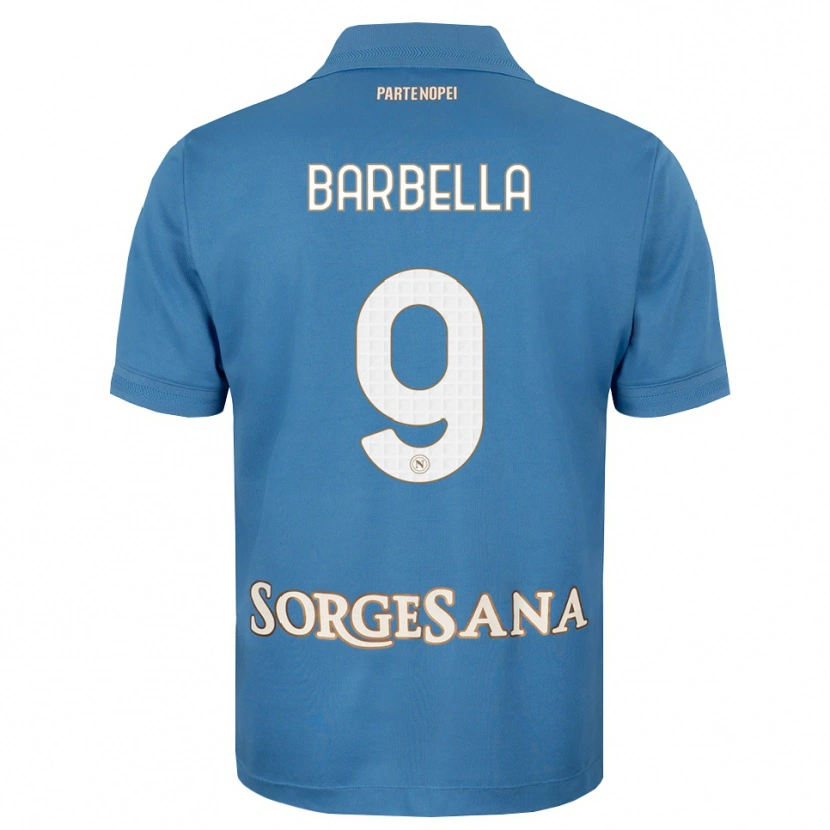 Danxen Herren Michele Barbella #9 Nebelblau Weiß Heimtrikot Trikot 2026/27 T-Shirt Österreich