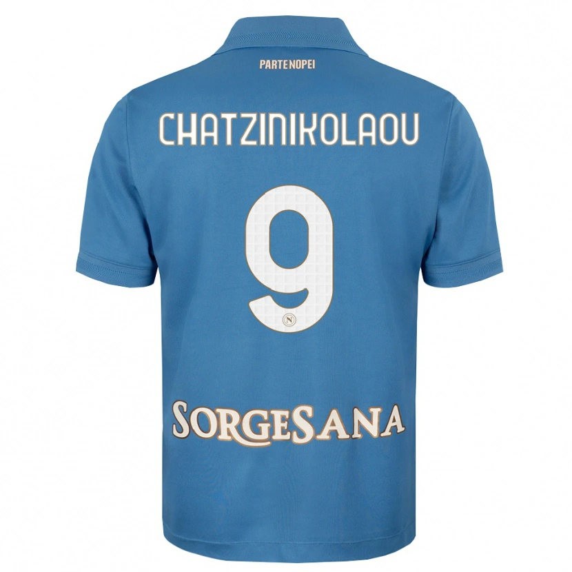 Danxen Herren Despoina Chatzinikolaou #9 Nebelblau Weiß Heimtrikot Trikot 2026/27 T-Shirt Österreich