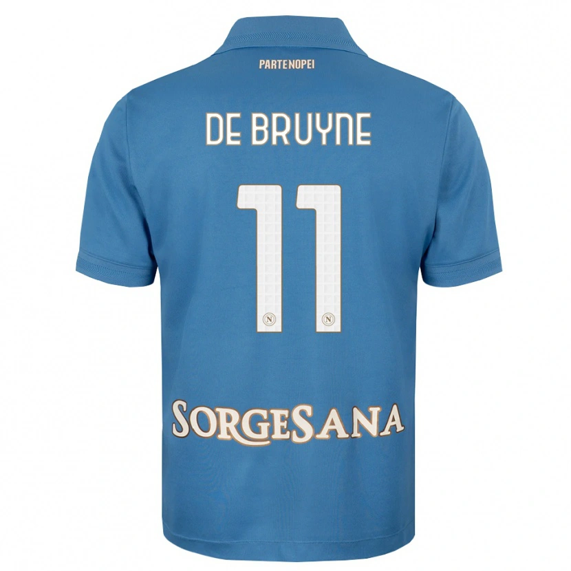 Danxen Herren Kevin De Bruyne #11 Nebelblau Weiß Heimtrikot Trikot 2026/27 T-Shirt Österreich