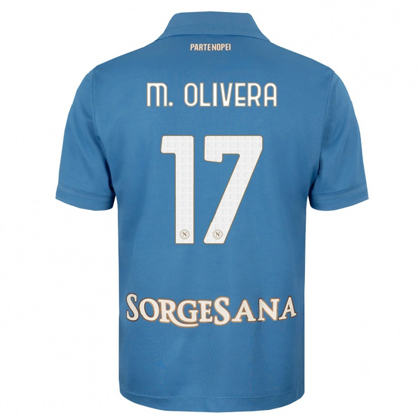 Danxen Herren Mathías Olivera #17 Nebelblau Weiß Heimtrikot Trikot 2026/27 T-Shirt Österreich