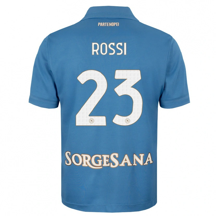Danxen Herren Leonardo Rossi #23 Nebelblau Weiß Heimtrikot Trikot 2026/27 T-Shirt Österreich