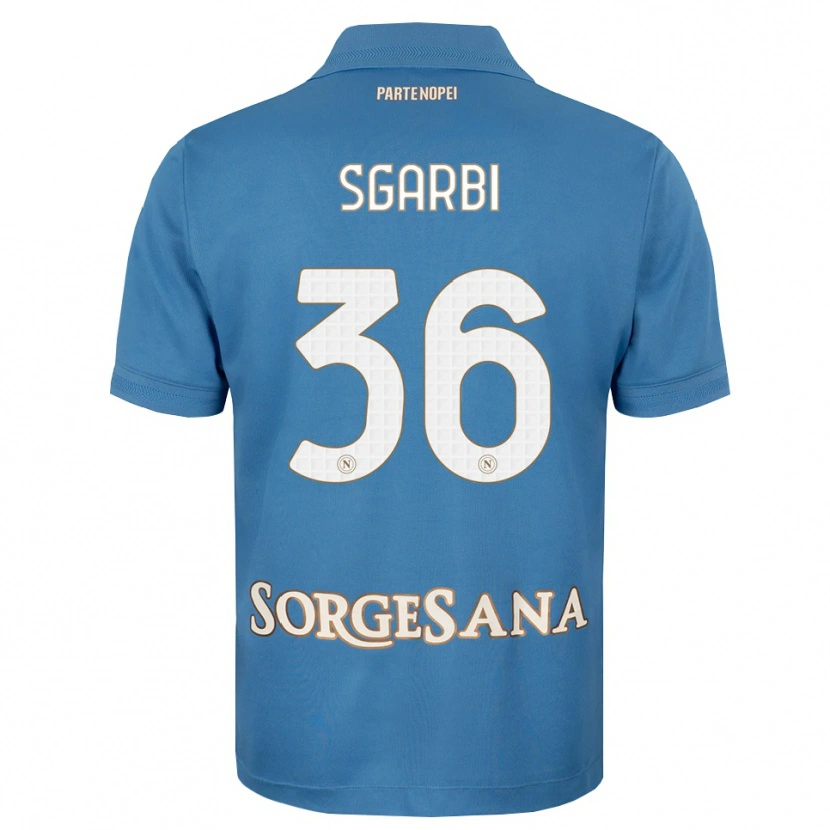 Danxen Herren Lorenzo Sgarbi #36 Nebelblau Weiß Heimtrikot Trikot 2026/27 T-Shirt Österreich