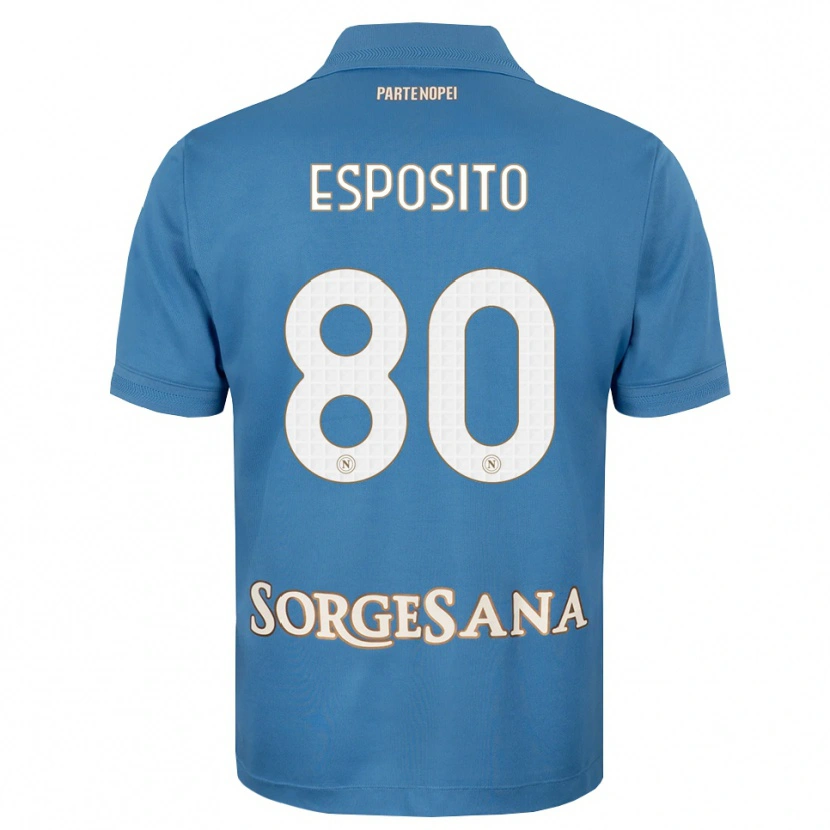 Danxen Herren Luigi Esposito #80 Nebelblau Weiß Heimtrikot Trikot 2026/27 T-Shirt Österreich