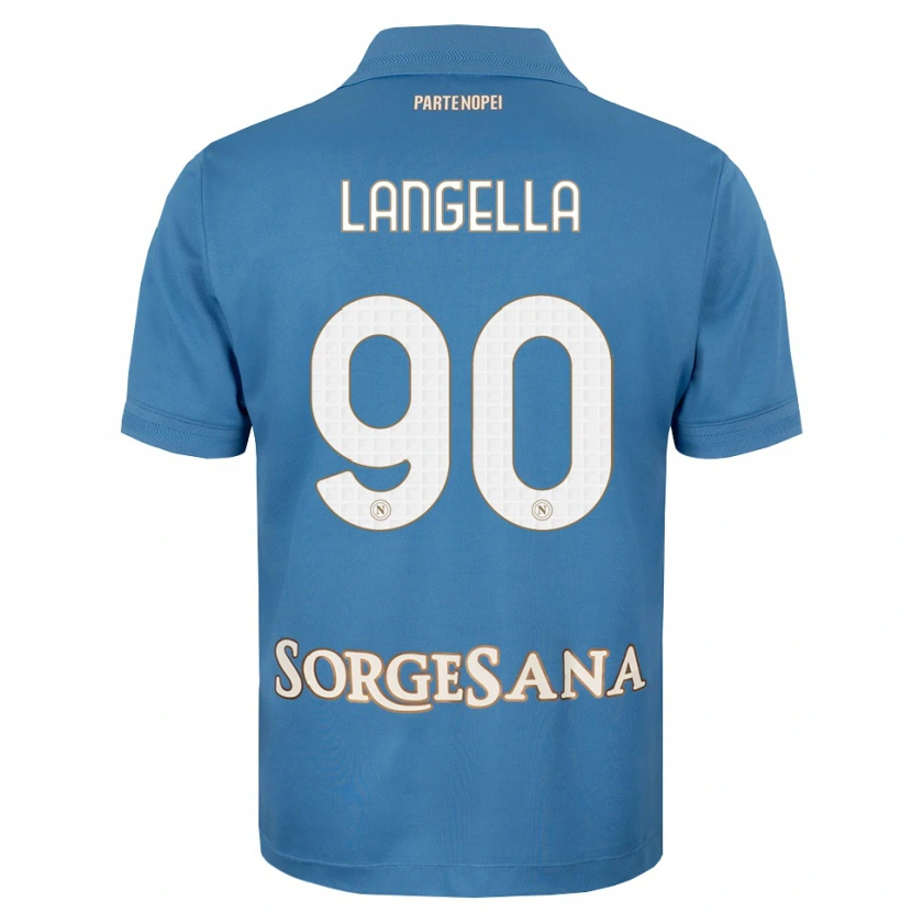 Danxen Herren Gabriella Langella #90 Nebelblau Weiß Heimtrikot Trikot 2026/27 T-Shirt Österreich