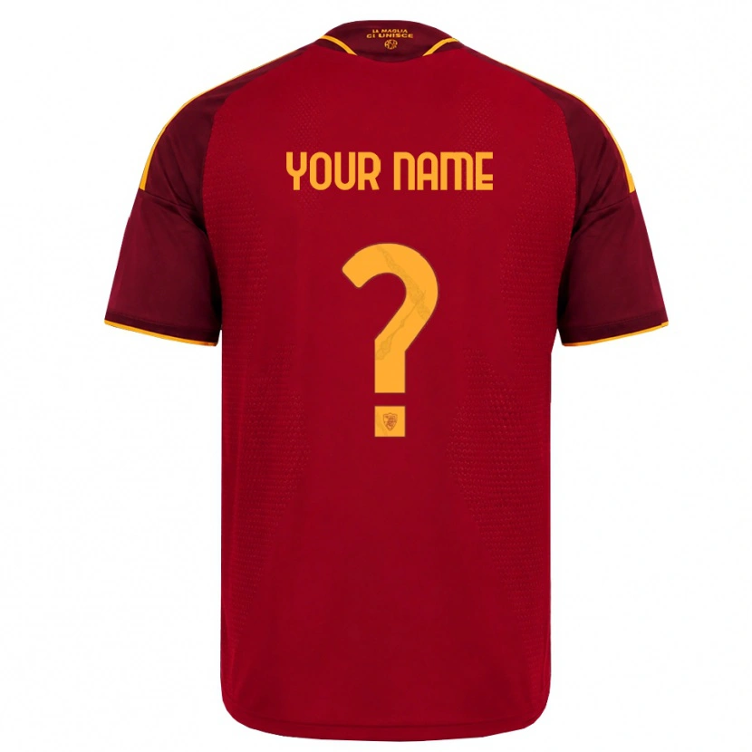 Danxen Herren Ihren Namen #0 Rot Gold Gelb Heimtrikot Trikot 2026/27 T-Shirt Österreich