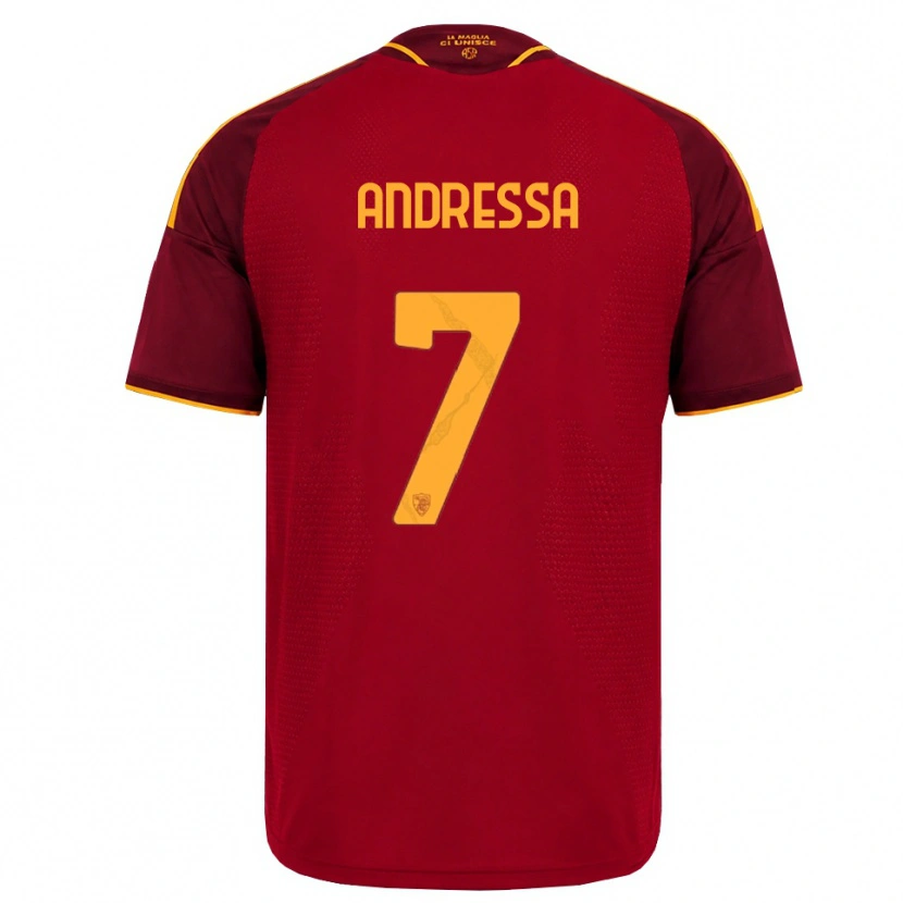 Danxen Herren Andressa #7 Rot Gold Gelb Heimtrikot Trikot 2026/27 T-Shirt Österreich