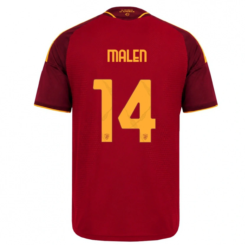 Danxen Herren Donyell Malen #14 Rot Gold Gelb Heimtrikot Trikot 2026/27 T-Shirt Österreich