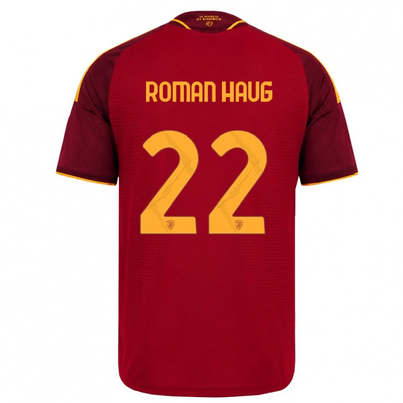 Danxen Herren Sophie Roman Haug #22 Rot Gold Gelb Heimtrikot Trikot 2026/27 T-Shirt Österreich