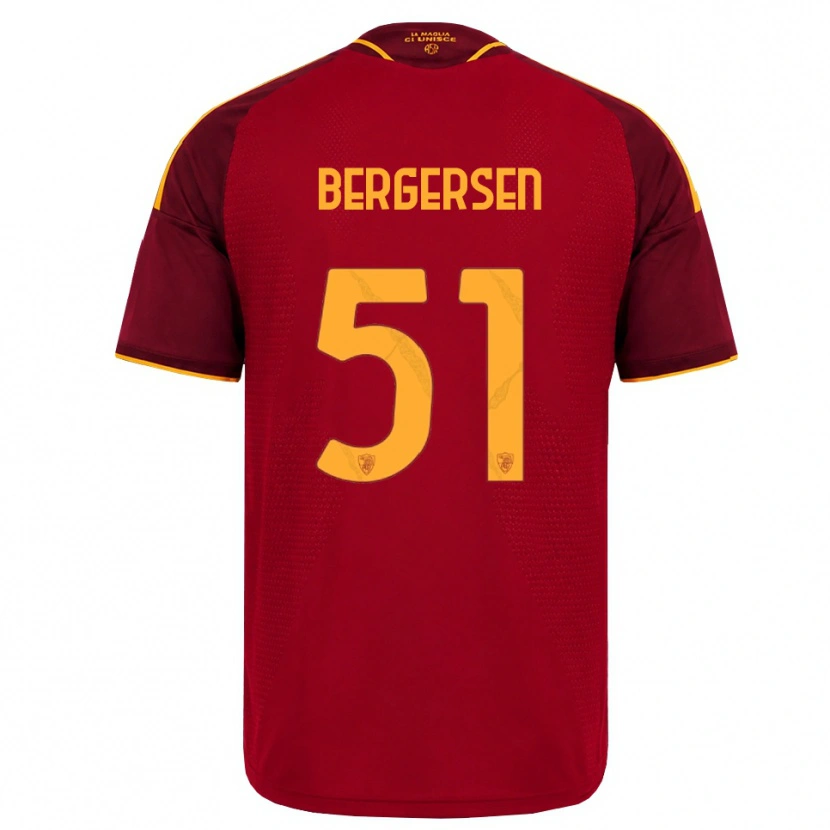 Danxen Herren Mina Bergersen #51 Rot Gold Gelb Heimtrikot Trikot 2026/27 T-Shirt Österreich