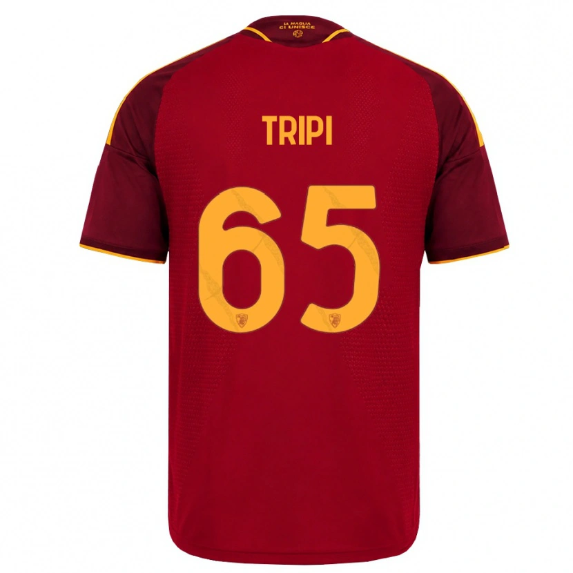 Danxen Herren Filippo Tripi #65 Rot Gold Gelb Heimtrikot Trikot 2026/27 T-Shirt Österreich
