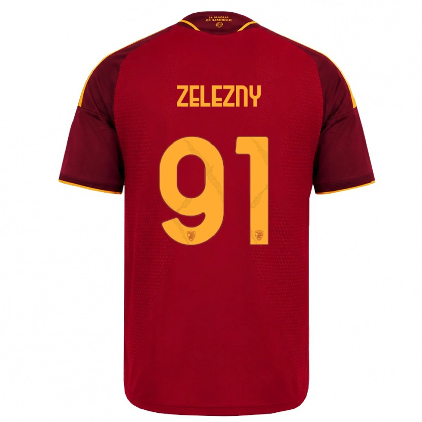 Danxen Herren Radoslaw Zelezny #91 Rot Gold Gelb Heimtrikot Trikot 2026/27 T-Shirt Österreich