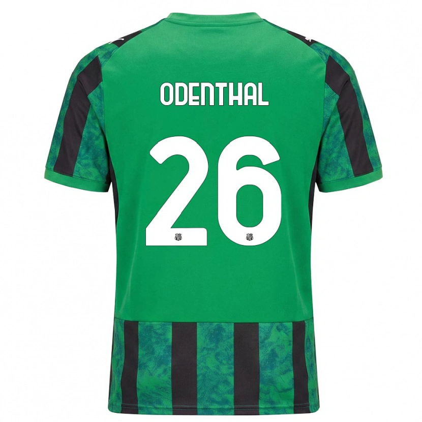 Danxen Herren Cas Odenthal #26 Grün Schwarz Weiß Heimtrikot Trikot 2026/27 T-Shirt Österreich