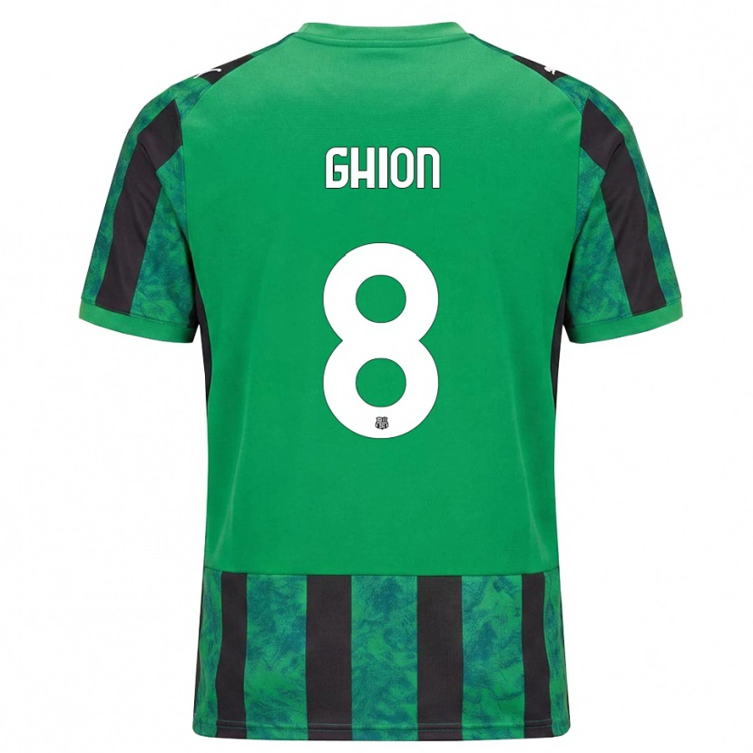 Danxen Herren Andrea Ghion #8 Grün Schwarz Weiß Heimtrikot Trikot 2026/27 T-Shirt Österreich