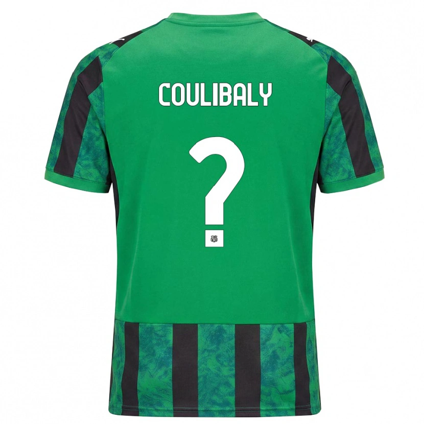 Danxen Herren Idriss Coulibaly #0 Grün Schwarz Weiß Heimtrikot Trikot 2026/27 T-Shirt Österreich