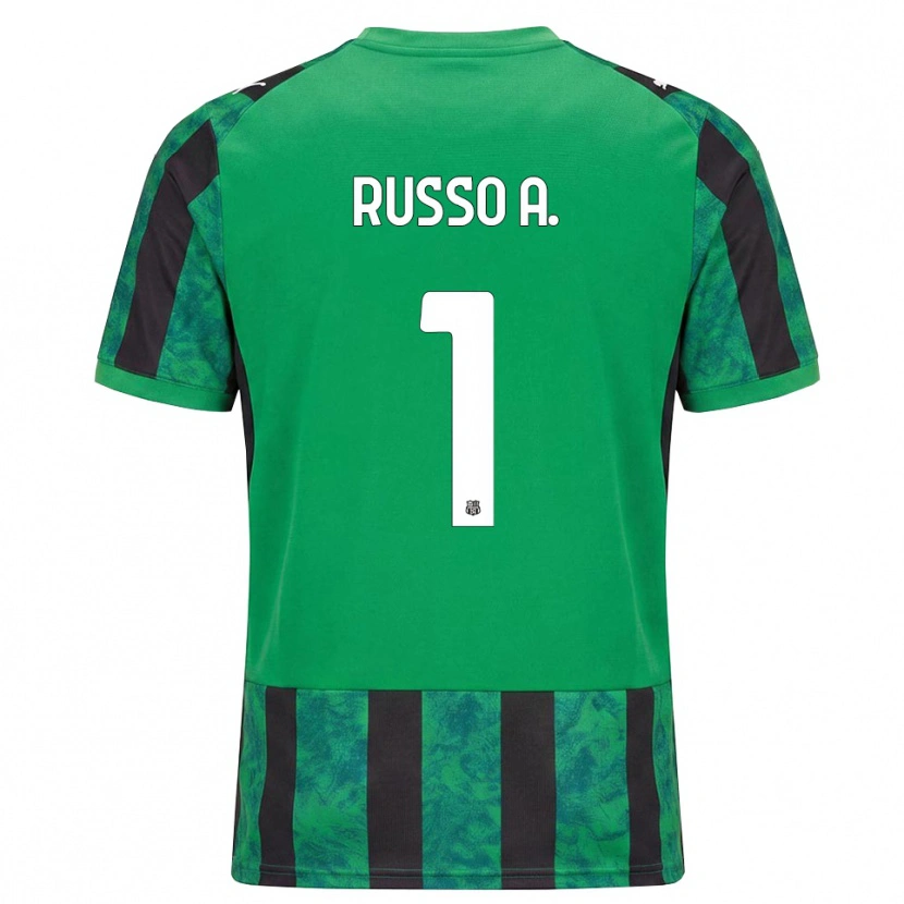 Danxen Herren Alessandro Russo #1 Grün Schwarz Weiß Heimtrikot Trikot 2026/27 T-Shirt Österreich