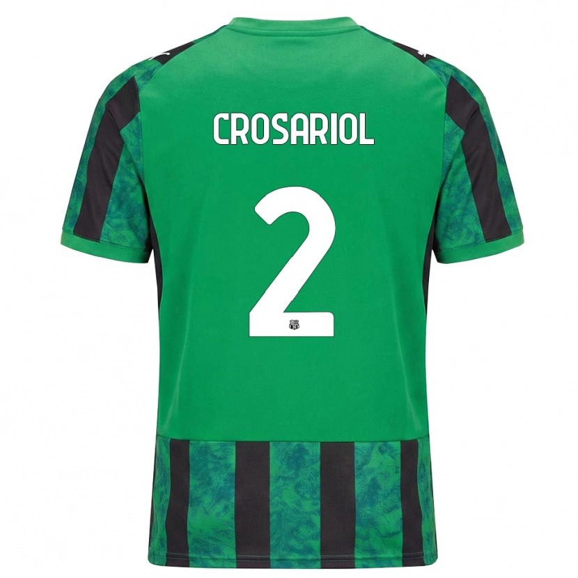 Danxen Herren Daniel Crosariol #2 Grün Schwarz Weiß Heimtrikot Trikot 2026/27 T-Shirt Österreich