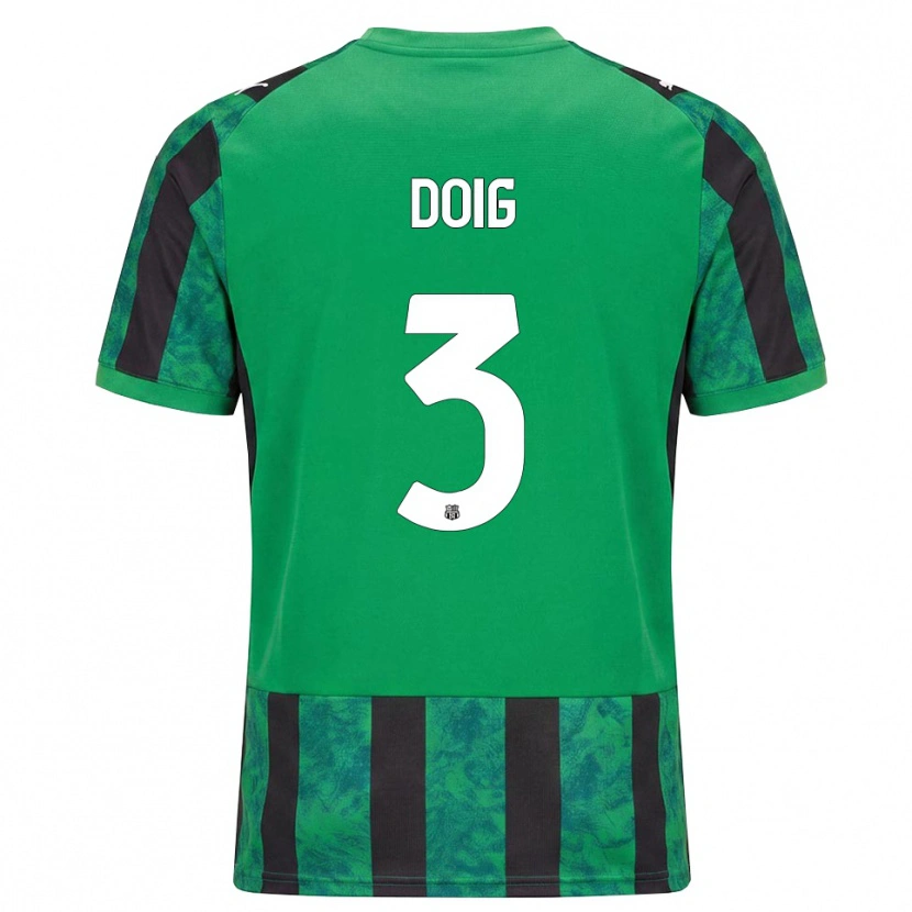 Danxen Herren Josh Doig #3 Grün Schwarz Weiß Heimtrikot Trikot 2026/27 T-Shirt Österreich