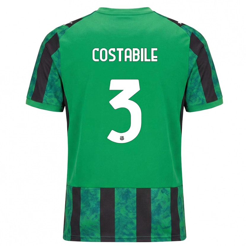 Danxen Herren Cristian Costabile #3 Grün Schwarz Weiß Heimtrikot Trikot 2026/27 T-Shirt Österreich