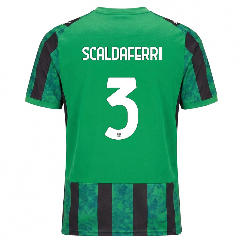 Danxen Herren Andrea Scaldaferri #3 Grün Schwarz Weiß Heimtrikot Trikot 2026/27 T-Shirt Österreich