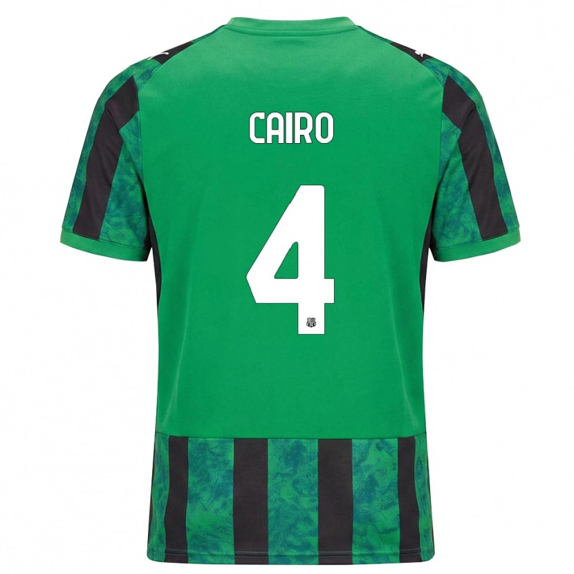 Danxen Herren Nicolas Cairo #4 Grün Schwarz Weiß Heimtrikot Trikot 2026/27 T-Shirt Österreich