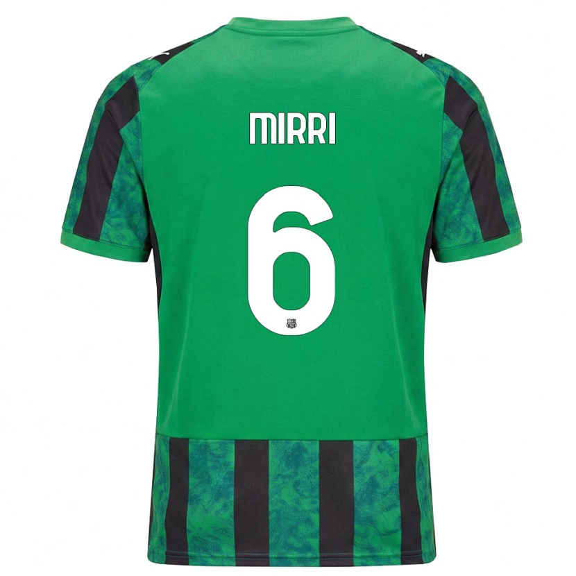 Danxen Herren Mattia Mirri #6 Grün Schwarz Weiß Heimtrikot Trikot 2026/27 T-Shirt Österreich