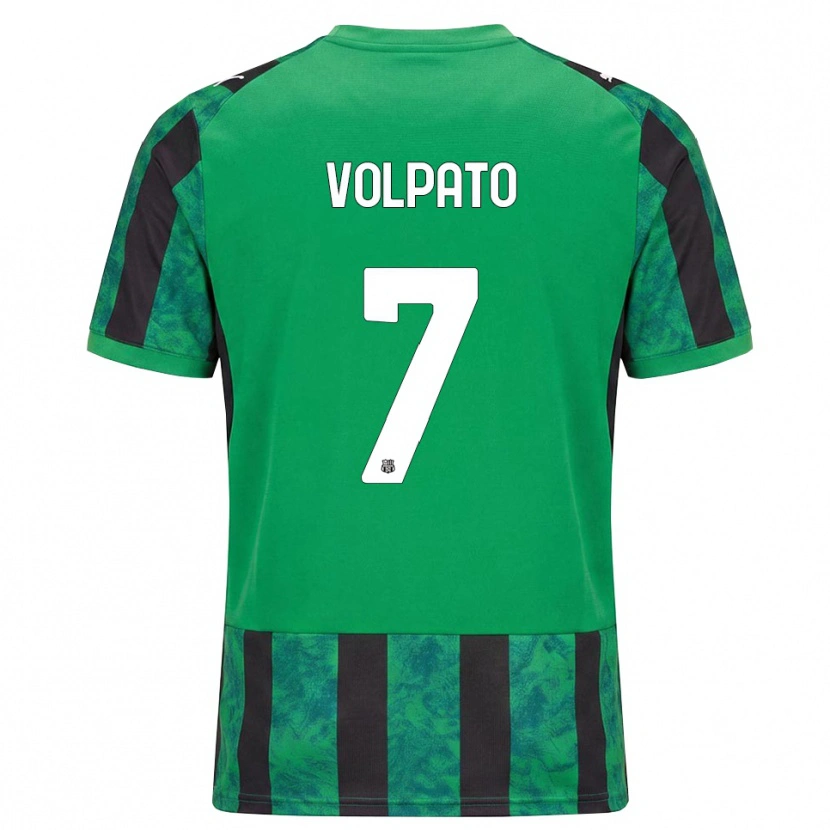 Danxen Herren Cristian Volpato #7 Grün Schwarz Weiß Heimtrikot Trikot 2026/27 T-Shirt Österreich