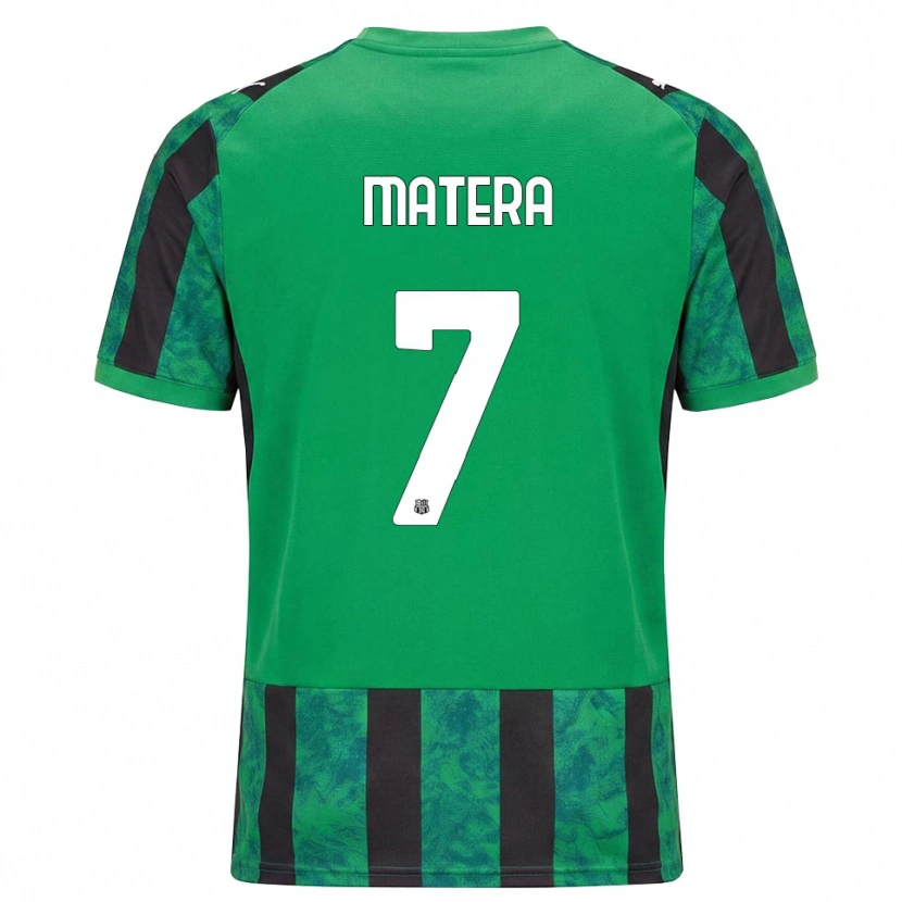 Danxen Herren Lorenzo Matera #7 Grün Schwarz Weiß Heimtrikot Trikot 2026/27 T-Shirt Österreich