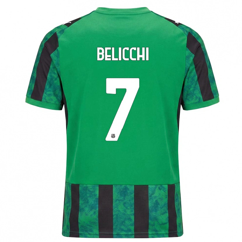 Danxen Herren Gianmarco Belicchi #7 Grün Schwarz Weiß Heimtrikot Trikot 2026/27 T-Shirt Österreich