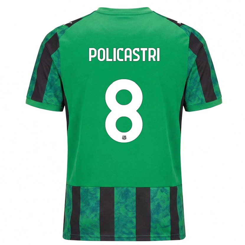 Danxen Herren Giuseppe Policastri #8 Grün Schwarz Weiß Heimtrikot Trikot 2026/27 T-Shirt Österreich