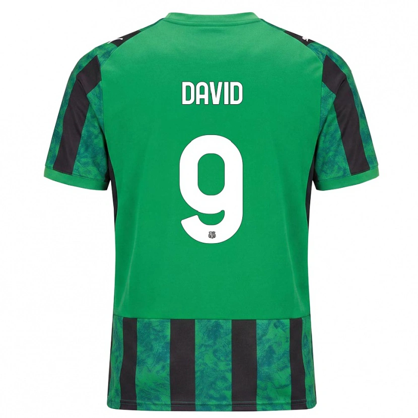 Danxen Herren Mario David #9 Grün Schwarz Weiß Heimtrikot Trikot 2026/27 T-Shirt Österreich