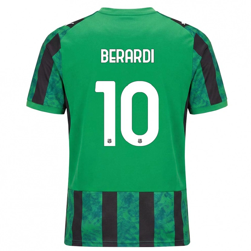 Danxen Herren Domenico Berardi #10 Grün Schwarz Weiß Heimtrikot Trikot 2026/27 T-Shirt Österreich