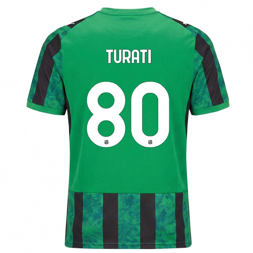 Danxen Herren Stefano Turati #80 Grün Schwarz Weiß Heimtrikot Trikot 2026/27 T-Shirt Österreich
