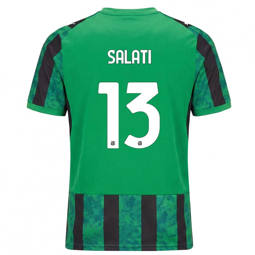 Danxen Herren Emanuele Salati #13 Grün Schwarz Weiß Heimtrikot Trikot 2026/27 T-Shirt Österreich
