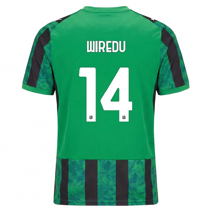 Danxen Herren Francis Wiredu #14 Grün Schwarz Weiß Heimtrikot Trikot 2026/27 T-Shirt Österreich