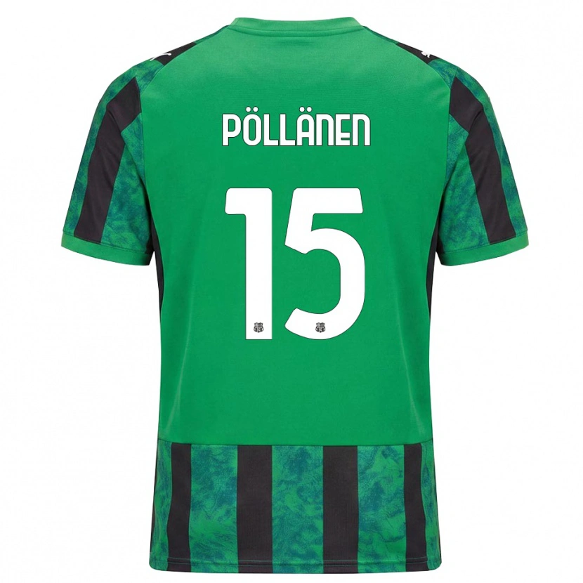 Danxen Herren Pharez Pöllänen #15 Grün Schwarz Weiß Heimtrikot Trikot 2026/27 T-Shirt Österreich
