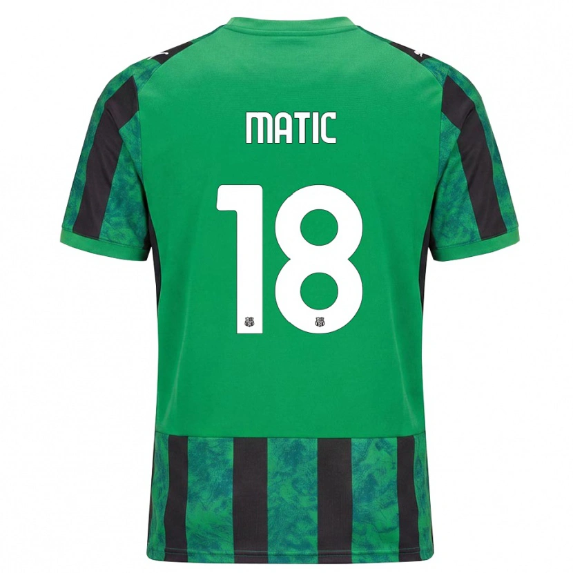 Danxen Herren Nemanja Matić #18 Grün Schwarz Weiß Heimtrikot Trikot 2026/27 T-Shirt Österreich