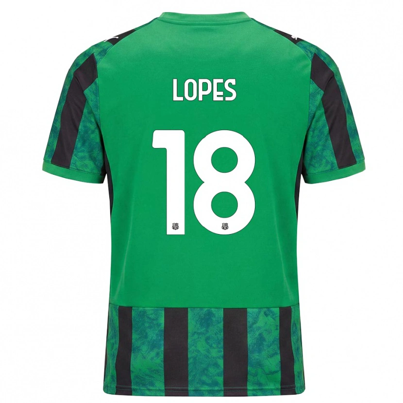 Danxen Herren Emerick Lopes #18 Grün Schwarz Weiß Heimtrikot Trikot 2026/27 T-Shirt Österreich