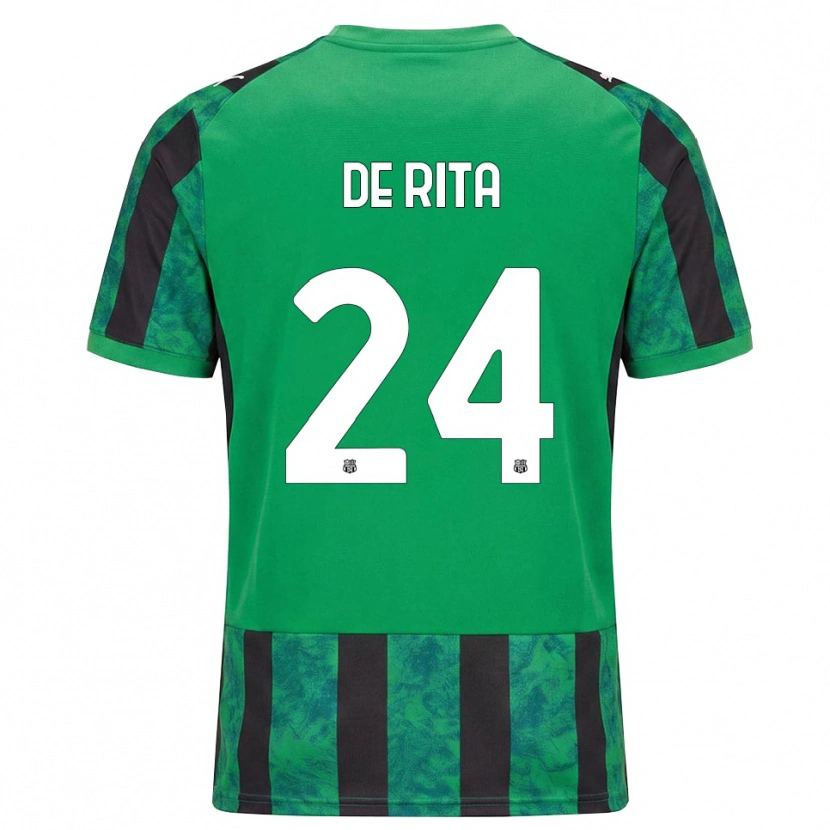 Danxen Herren Aurora De Rita #24 Grün Schwarz Weiß Heimtrikot Trikot 2026/27 T-Shirt Österreich