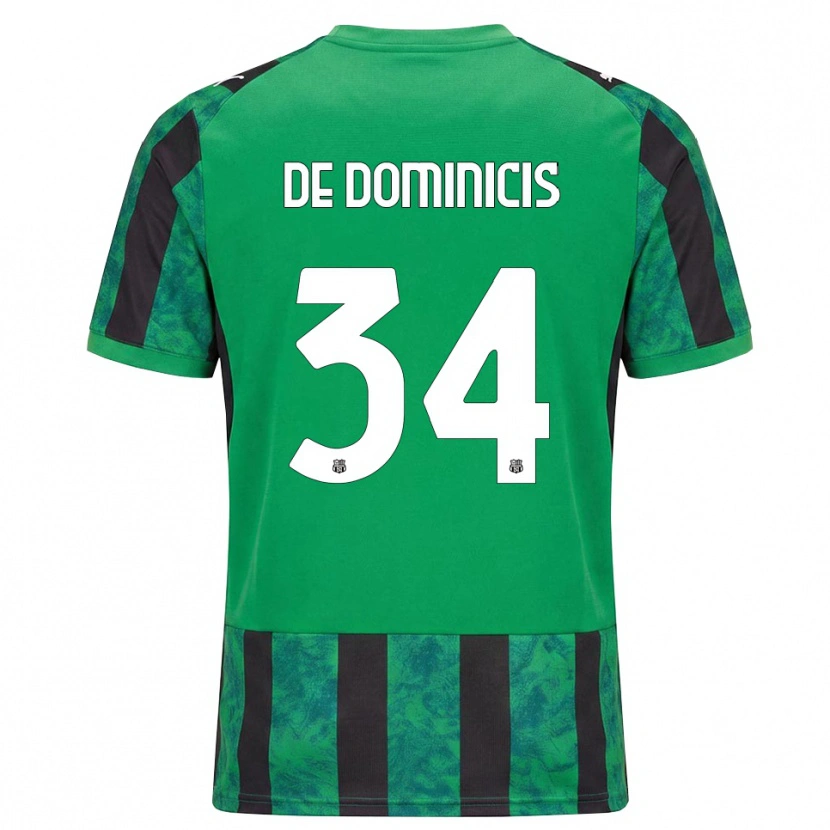 Danxen Herren Diego De Dominicis #34 Grün Schwarz Weiß Heimtrikot Trikot 2026/27 T-Shirt Österreich