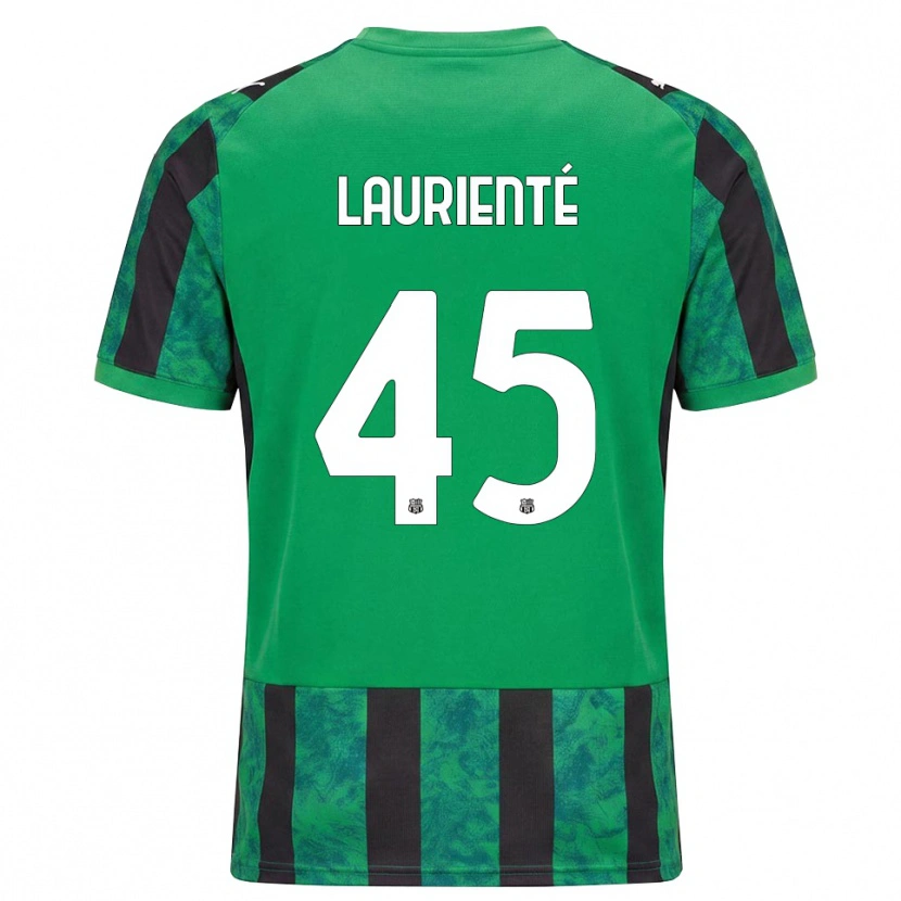 Danxen Herren Armand Laurienté #45 Grün Schwarz Weiß Heimtrikot Trikot 2026/27 T-Shirt Österreich