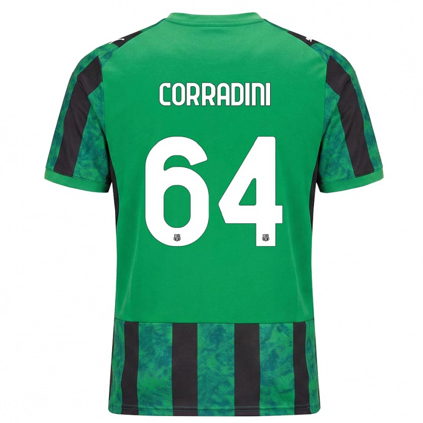 Danxen Herren Francesco Corradini #64 Grün Schwarz Weiß Heimtrikot Trikot 2026/27 T-Shirt Österreich